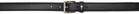 AMI Alexandre Mattiussi Black Ami de Cœur Belt