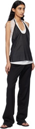 Helmut Lang Black Lace Dancer Tank Top