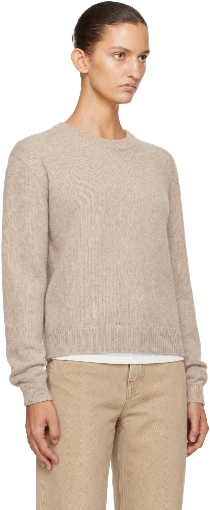 LE17SEPTEMBRE Beige Provence Convertible Tie Knit Top