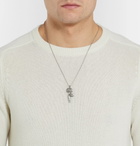 Saint Laurent - Burnished Silver-Tone Necklace - Men - Silver