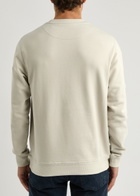 Belstaff Logo Cotton Sweatshirt Beige