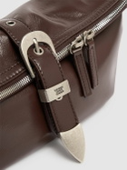 MARGE SHERWOOD Medium Belted Leather Hobo Bag