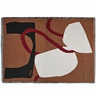 Viso Project Tapestry Blanket in Cream/Brown/Black