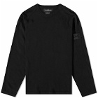 Stone Island Shadow Project Men's Cotton Crew Neck Knit in Black
