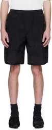 A. A. Spectrum Black Cyberen Down Shorts