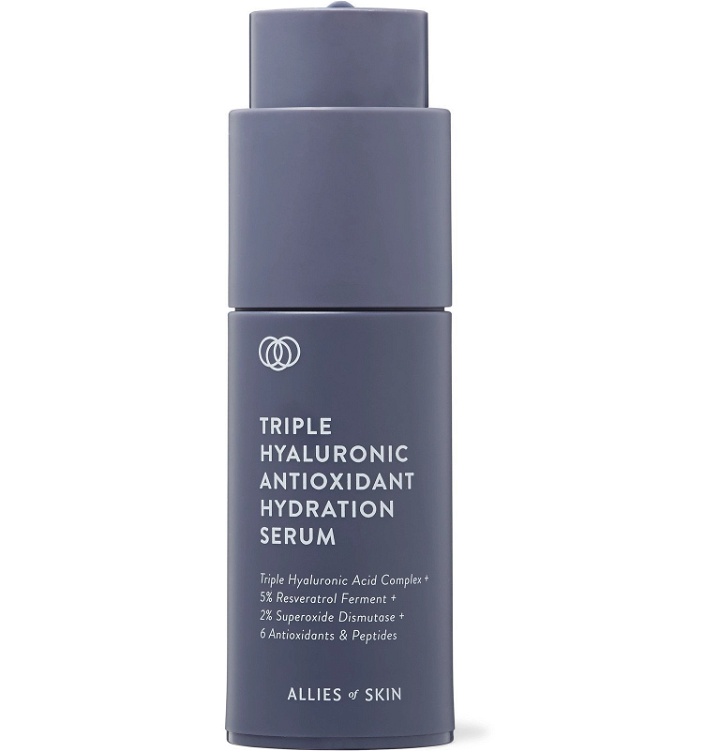 Photo: Allies of Skin - Triple Hyaluronic Antioxidant Hydration Serum, 30ml - Colorless