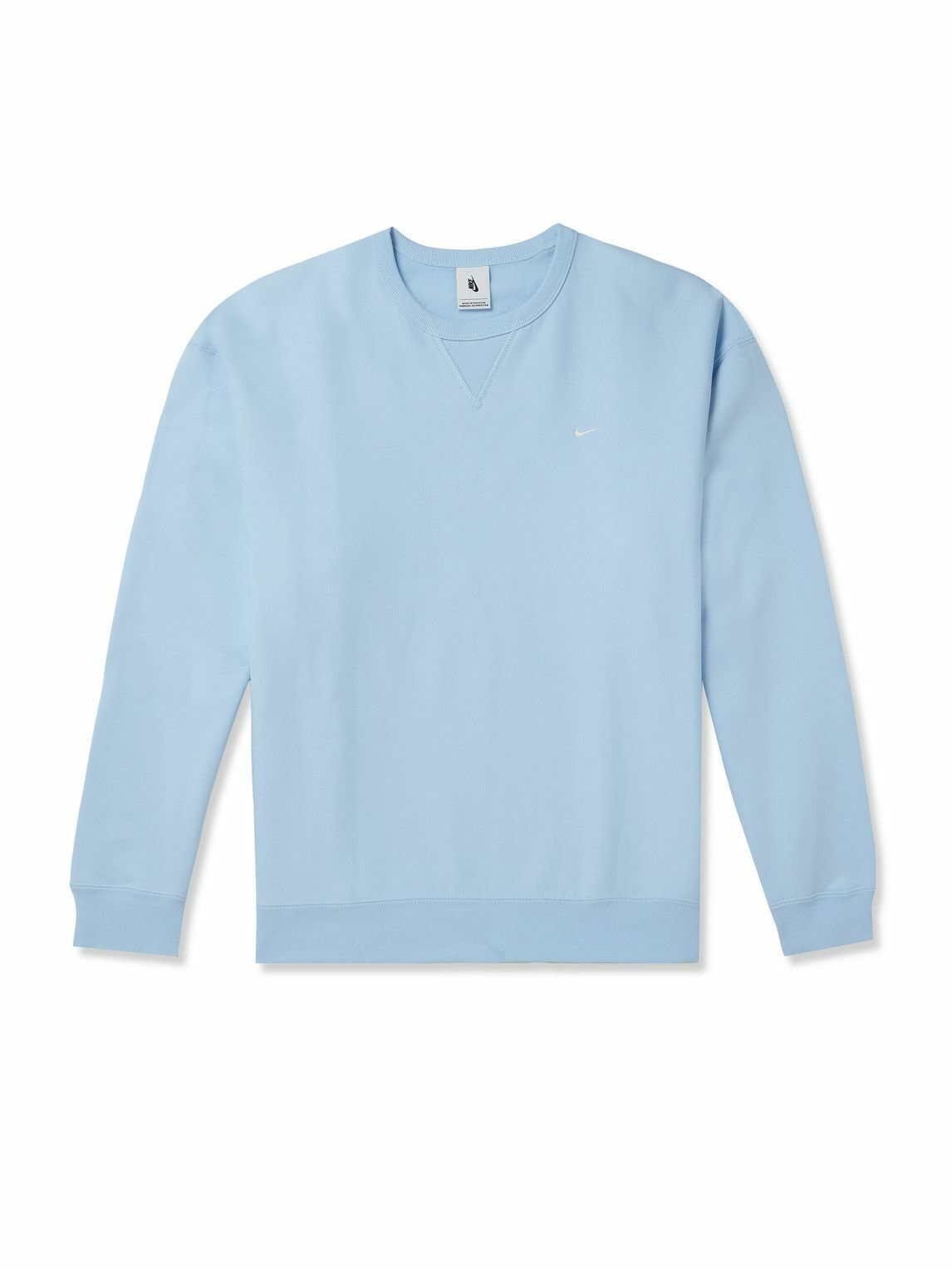 スウェット・トレーナー JERSEY OVERSIZED SWEATSHIRT WITH LOGO EMBROIDERY Nike - Solo Swoosh Oversized Logo-Embroidered Cotton-Blend