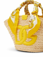 DOLCE & GABBANA Small Kendra Straw Tote Bag