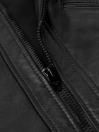 CELINE - Panelled Leather Jacket - Black