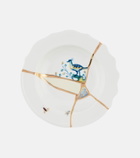 Seletti Kintsugi soup plate by Marcantonio Raimondi Malerba