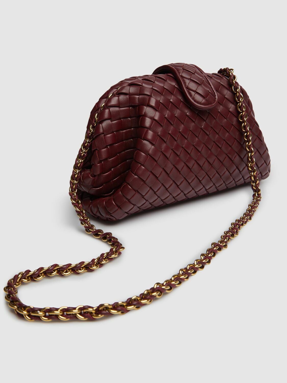 BOTTEGA VENETA Mini Lauren 1980 Clutch with Chain Bottega Veneta