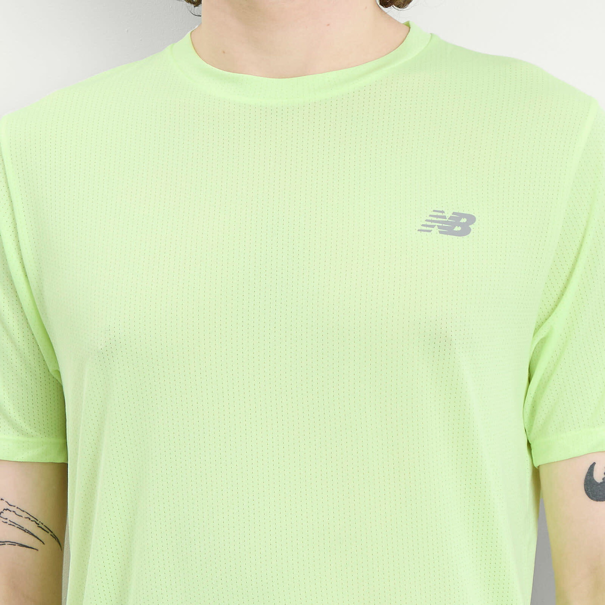 New Balance Running Men's New Balance Athletics T-Shirt in Afterglow Heather