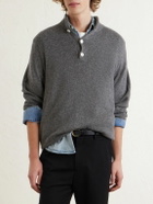 UMIT BENAN - Francis Cashmere Polo Sweater - Gray