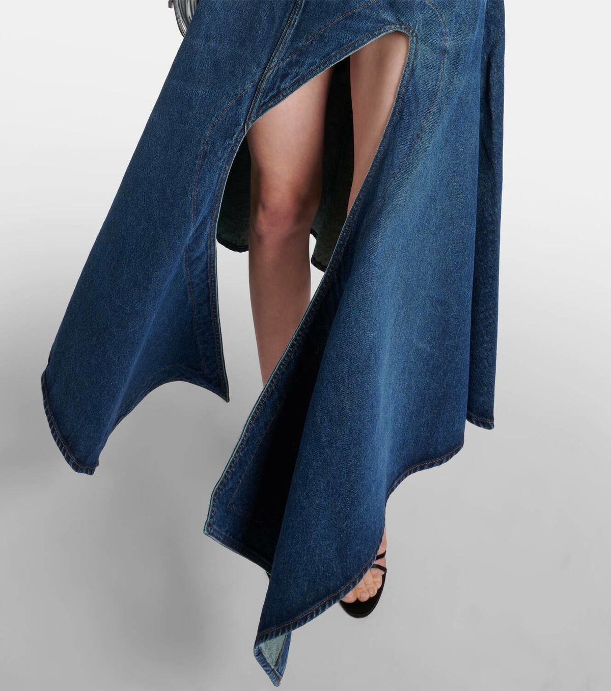 Y/Project Evergreen denim midi skirt Y/Project