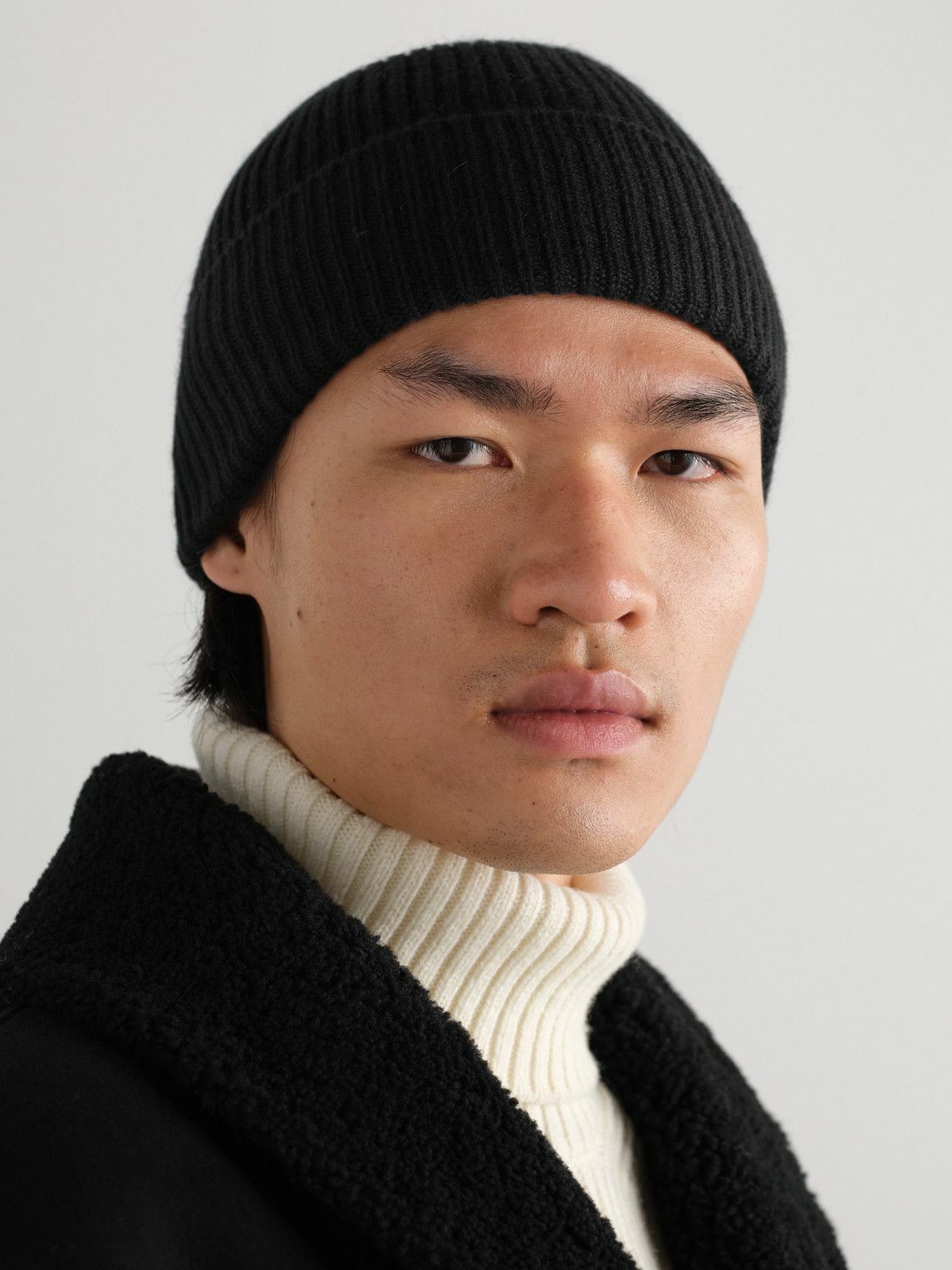 Anderson & Sheppard - Ribbed Cashmere Beanie