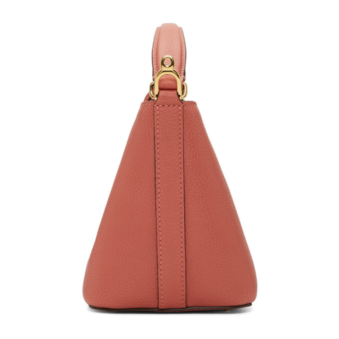 Mark Cross Pink Mini Murphy Bucket Bag