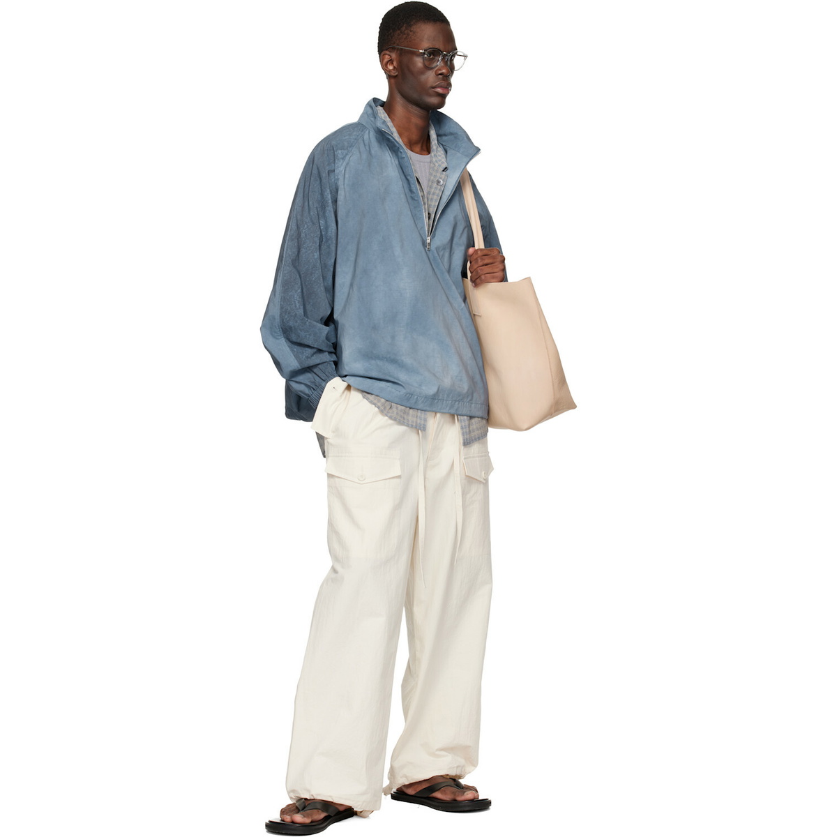 colbo Blue Half Zip Raglan Jacket
