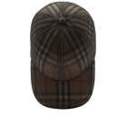 Burberry Men's Overlay Check Cap in Beige Check/Black