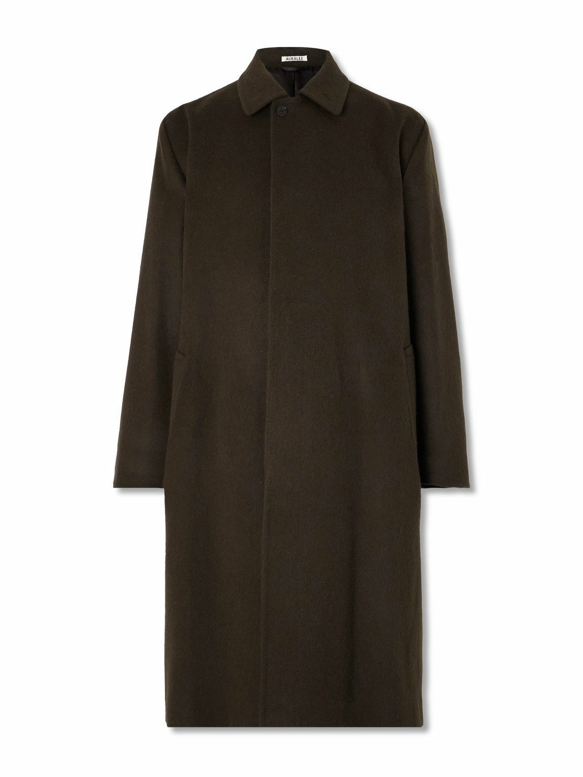 Auralee - Oversized Camel Overcoat - Brown Auralee