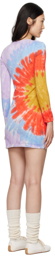 The Elder Statesman Multicolor Nova Spin Minidress