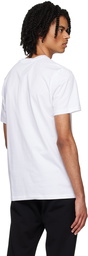 Moschino White Double Question Mark T-Shirt