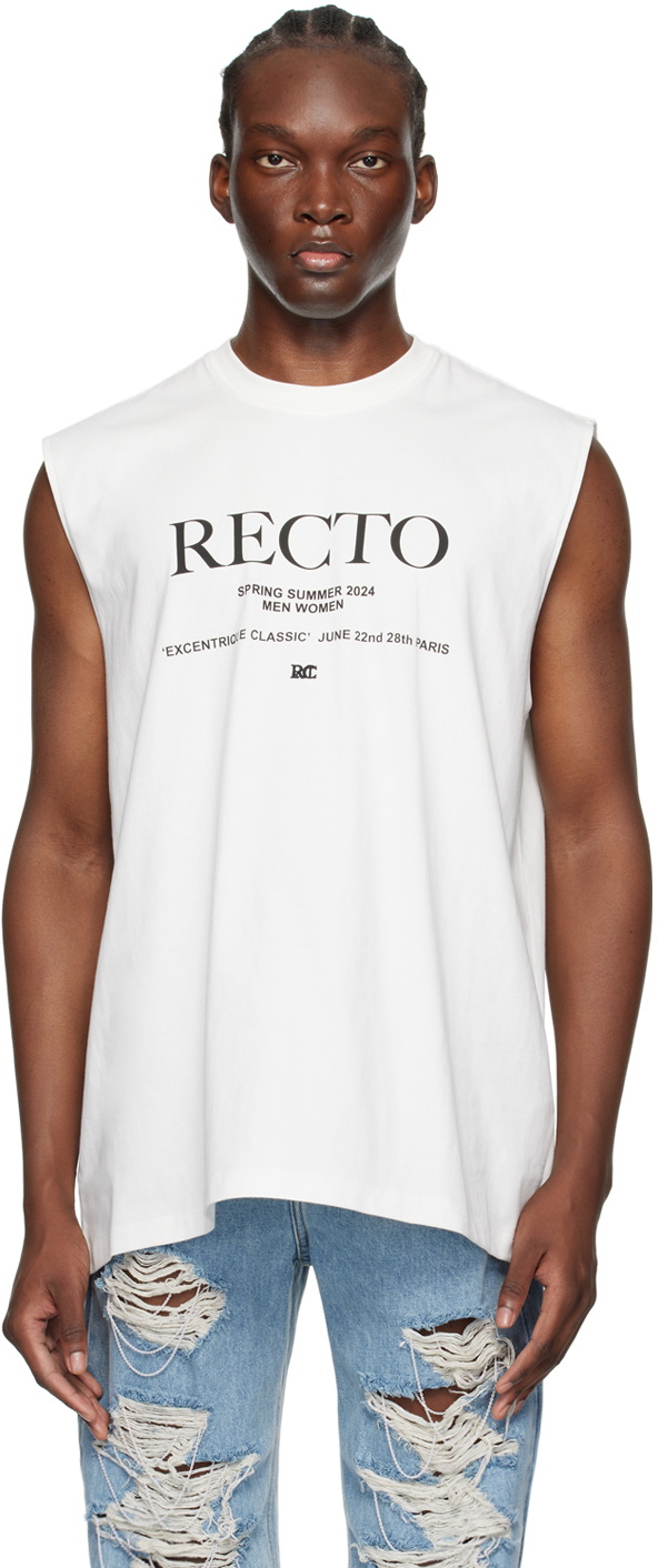 Recto Off-White Printed Tank Top