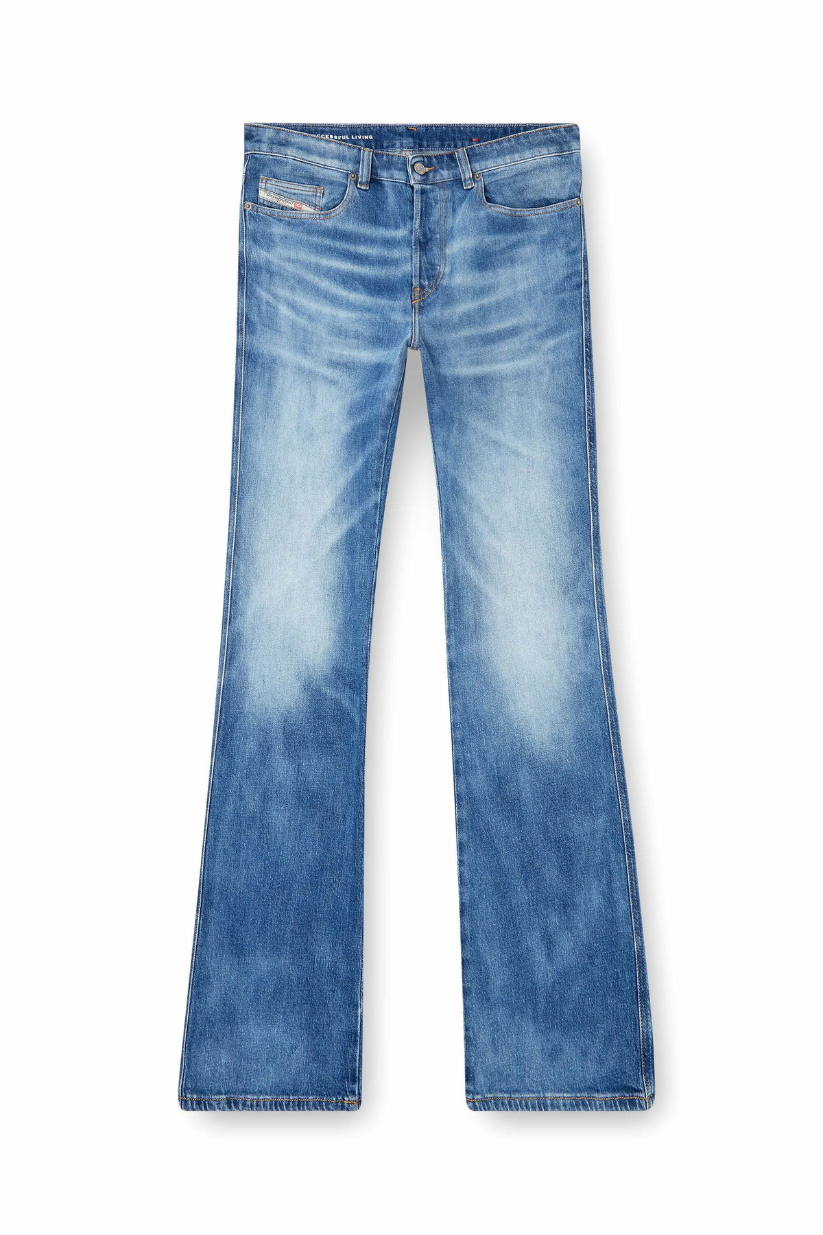 Diesel Bootcut Jeans Regular Waist 1998 D-Buck - Jeans Mens in Blue