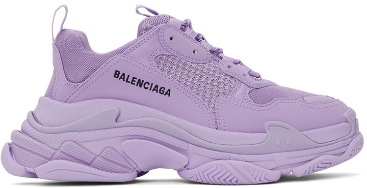 Photo: Balenciaga Purple Triple S Sneakers