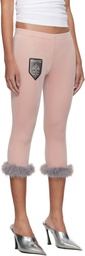 Praying Pink 'Praying' Sports Velour Capris Track Pants