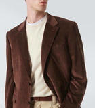 Canali Cotton and cashmere corduroy blazer