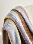 The Elder Statesman - Striped Cashmere Blanket