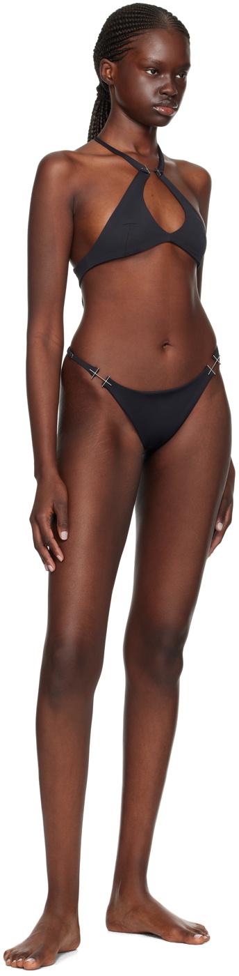 HELIOT EMIL Black Ventral Bikini