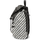 Givenchy Black and White Chain Backpack