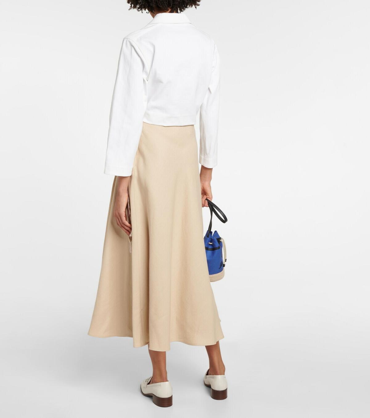 Loro Piana Linen midi skirt Loro Piana