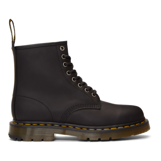 Photo: Dr. Martens Black Wintergrip 1460 Boots