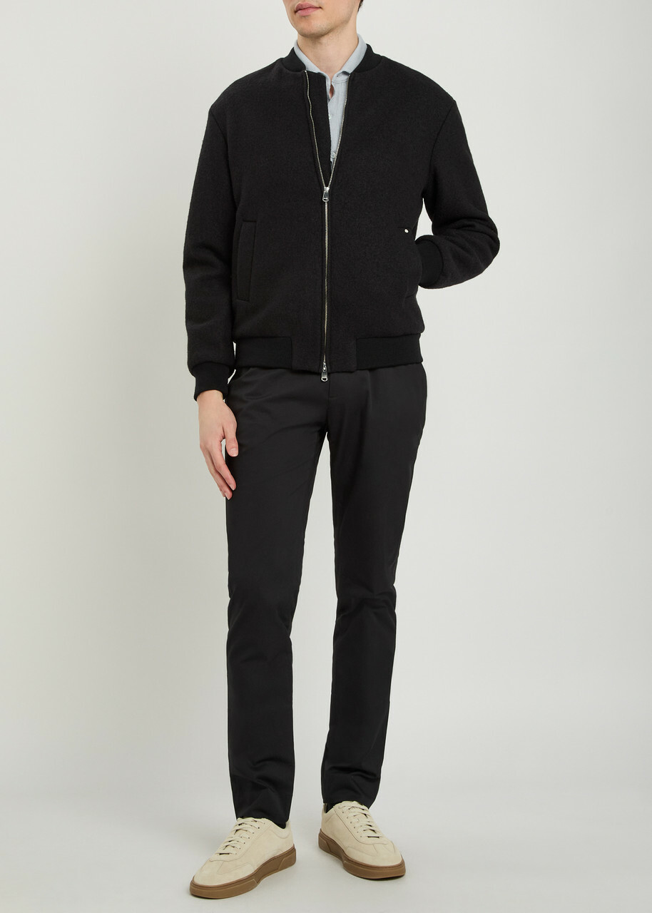 Lestrange Wool Bomber Jacket Black
