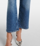 7 For All Mankind Stovepipe embellished straight jeans