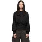 Lemaire Black Twisted Shirt