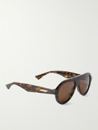 Bottega Veneta - Aviator-Style Tortoiseshell Acetate Sunglasses