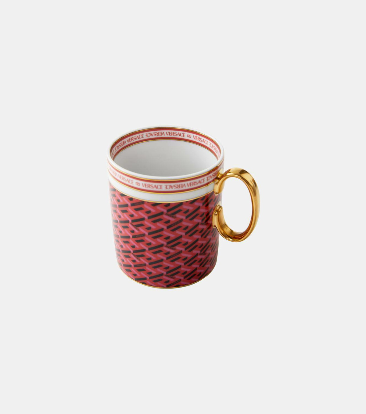 Versace Home La Greca Signature porcelain mug