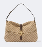 Gucci Jackie Flap Large GG canvas shoulder bag