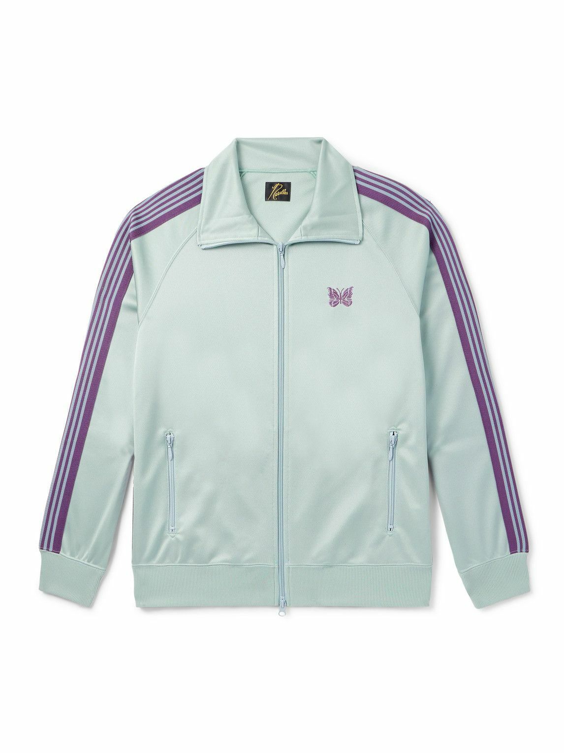 NEEDLES Khaki Striped Track Jacket Needles