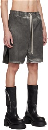 Rick Owens Gray Long Boxers Shorts