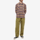 Polar Skate Co. Men's Flannel Shirt in Plum
