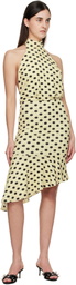 Miaou Yellow & Black Karina Midi Dress