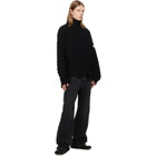 MM6 Maison Margiela Black Wool Turtleneck