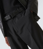 Christian Louboutin Loubi spiked leather belt