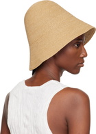 TOTEME Beige Paper Sun Bucket Hat