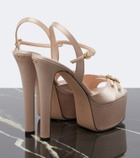 Valentino Garavani Crasher satin platform sandals