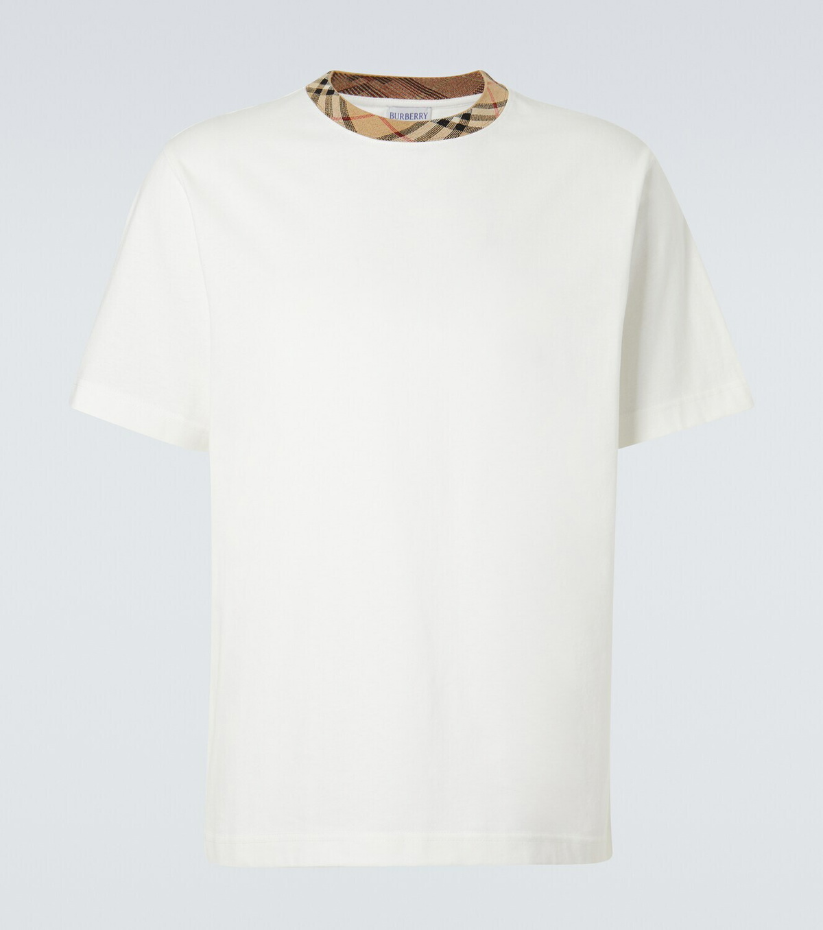 Burberry Burberry Check cotton jersey T-shirt Burberry